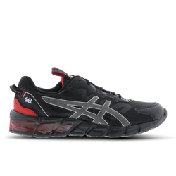 Grade School Shoes - Asics Gel Quantum 90 - Black-Classic Red