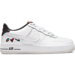 Grade School Shoes - Nike Air Force 1 Low - White-Black-Multi