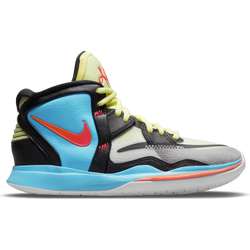 Grade School Shoes - Nike Kyrie 8 - White-Bright Crimson-Citron Tint