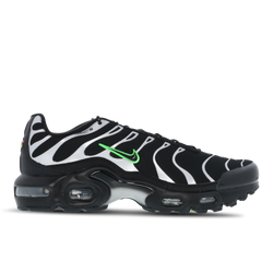 Grade School Shoes - Nike Tuned - Black-Green Strike-Metallic Silver
