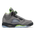 Jordan 5 Retro - Grade School Shoes Silver-Green Bean-Flint Grey