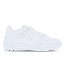 Grade School Shoes - Puma Invader - White-White