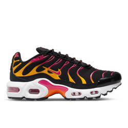 Grade School Shoes - Nike Air Max Plus - Black-Active Pink-Kumquat
