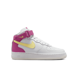 Grade School Shoes - Nike Air Force 1 Mid - Summit White-Citron Tint-White