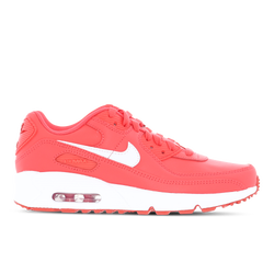 Grade School Shoes - Nike Air Max 90 - Track Red-White-Mystic Red