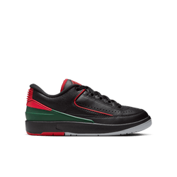 Grade School Shoes - Jordan 2 Retro Low - Black-Fire Red-Fir