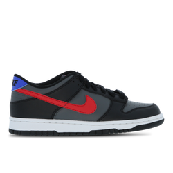 Grade School Shoes - Nike Dunk Low - Black-Univ Red-White