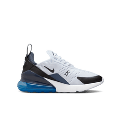 Grade School Shoes - Nike Air Max 270 - Football Grey-Black-Thunder Blue