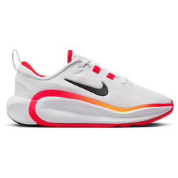 Grade School Shoes - Nike Kidfinity - White-Black-Picante Red