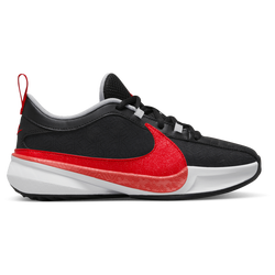 Grade School Shoes - Nike Freak 5 - Black-University Red-Pure Platinum