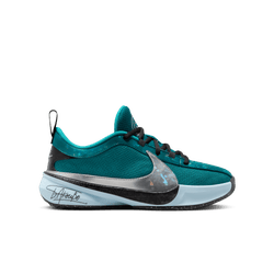 Grade School Shoes - Nike Freak 5 - Geode Teal-Metallic Silver-Black