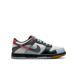 Grade School Shoes - Nike Dunk Low - Summit White-Lt Armory Blue-Black