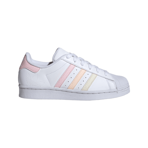 Light pink and white superstar adidas hotsell