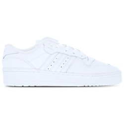 Grade School Shoes - adidas Rivalry Low - White-White-Grey