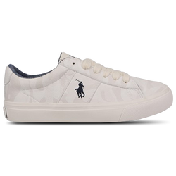 Grade School Shoes - Polo Ralph Lauren Sayer - Cream Camo-Grey