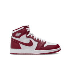 Grade School Shoes - Jordan 1 Retro High OG - White-Team Red