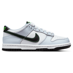 Grade School Shoes - Nike Dunk Low - White-Black-Football Grey