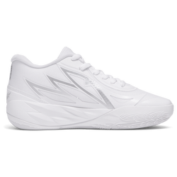 Grade School Shoes - Puma MB.02 - White-Silver