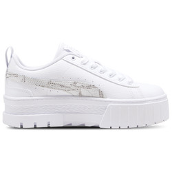 Grade School Shoes - Puma Mayze - White-Grey