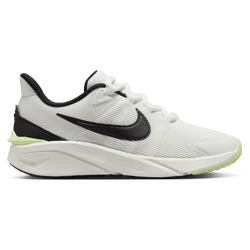 Grade School Shoes - Nike Star Runner 4 - Summit White-Black-Barely Volt