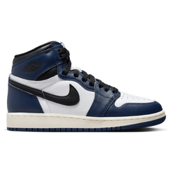 Grade School Shoes - Jordan 1 Retro High OG - Midnight Navy-Black-White