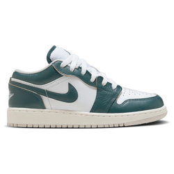 Grade School Shoes - Jordan 1 Low SE - Oxidized Green-Oxidized Green-White