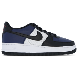 Grade School Shoes - Nike Air Force 1 - Midnight Navy-Black-White