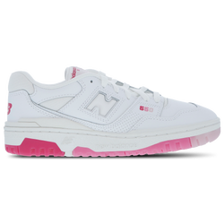 Grade School Shoes - New Balance 550 - White-Pink