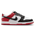 Nike Dunk Low - Grade School Shoes Black-Gym Red-White