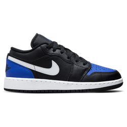 Grade School Shoes - Jordan 1 Low - Black-White-Game Royal