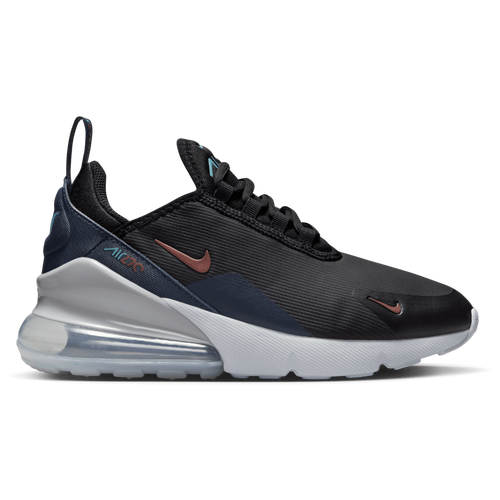 Grey Nike Air Max 270 React Boys' Grade School Nike Air Max