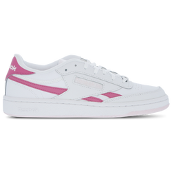 Grade School Shoes - Reebok Club C - White-Passion Pink-Frosted Berry