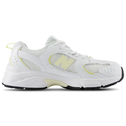 Grade School Shoes - New Balance 530 - White-Lemon