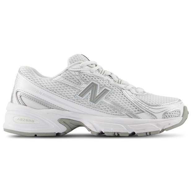 New Balance 740 Big Kid 'White Silver Metallic' | Kid's Size 4.5 - GR740WM
