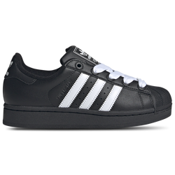 Grade School Shoes - adidas Superstar II - Black-White-Black