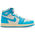 Jordan 1 Retro High OG - Grade School Shoes Dk Powder Blue-Dk Powder Blue-Sail