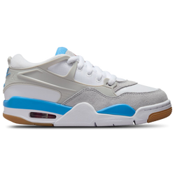 Grade School Shoes - Nike Air Jordan 4 - White-Neutral Grey-White
