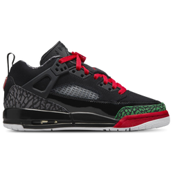 Grade School Shoes - Nike Jordan Spizike Low - Black-Varsity Red-Classic Green