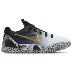 Grade School Shoes - Nike Kobe 9 Em - Black-Mtlc Gold-White