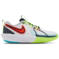 Grade School Shoes - Nike G.T. Cut 3 - White-Obsidian-Picante Red