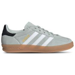 Grade School Shoes - adidas Gazelle - Wonder Silver-White-Black