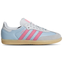 Grade School Shoes - adidas Samba OG - Clear Sky-Bliss Pink