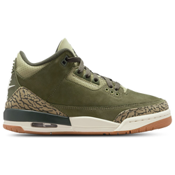 Grade School Shoes - Jordan AJ3 Retro - Medium Olive-Sequoia