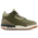 Jordan AJ3 Retro - Grade School Shoes Medium Olive-Sequoia