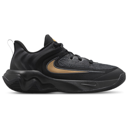 Grade School Shoes - Nike Giannis Immortality 4 - Black-Mtlc Gold-Anthracite