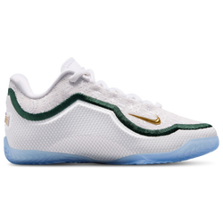 Grade School Shoes - Nike LeBron 23 - White-Stadium Green-Smoke Grey