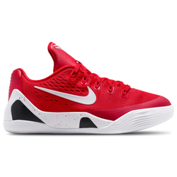 Grade School Shoes - Nike Stitches Low Em - University Red-White
