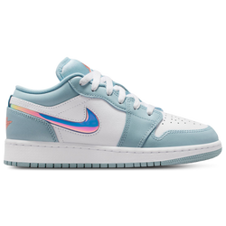 Grade School Shoes - Jordan 1 Low SE - Ocean Bliss-Atomic Pink-White