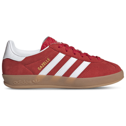 Grade School Shoes - adidas Gazelle Indoor - Scarlett-White-Gum