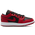 Jordan 1 Low - Grade School Shoes Gym Red-Black-White